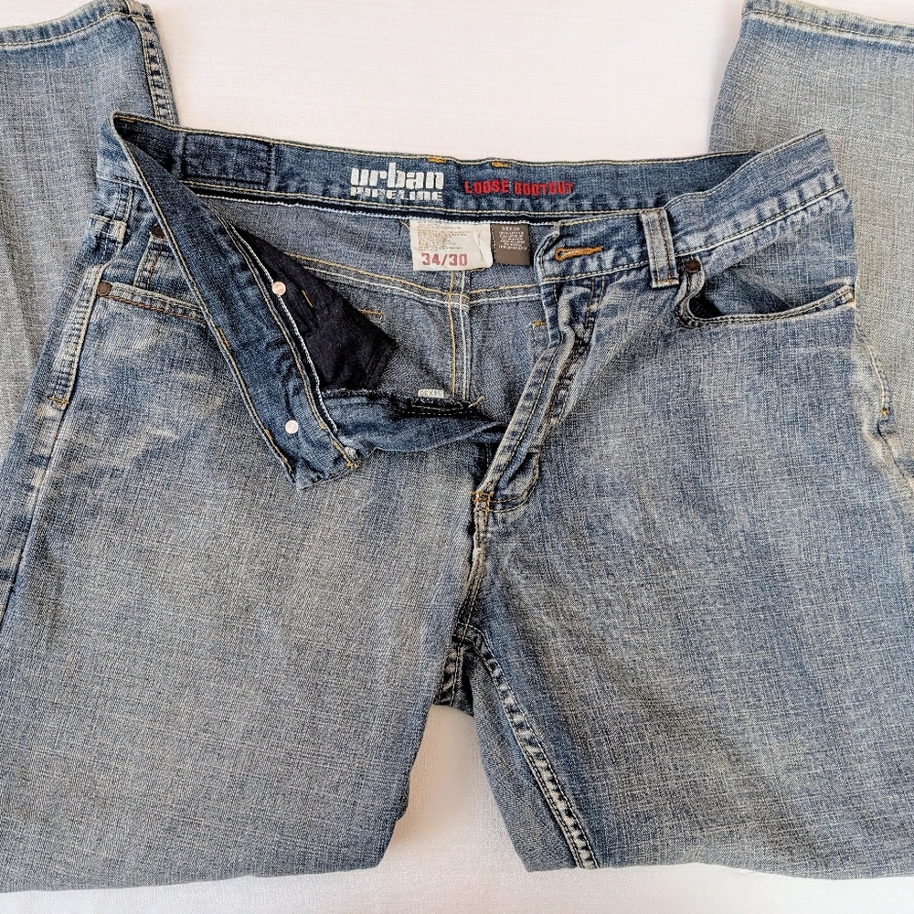 Men's Urban pipeline boot cut jeans